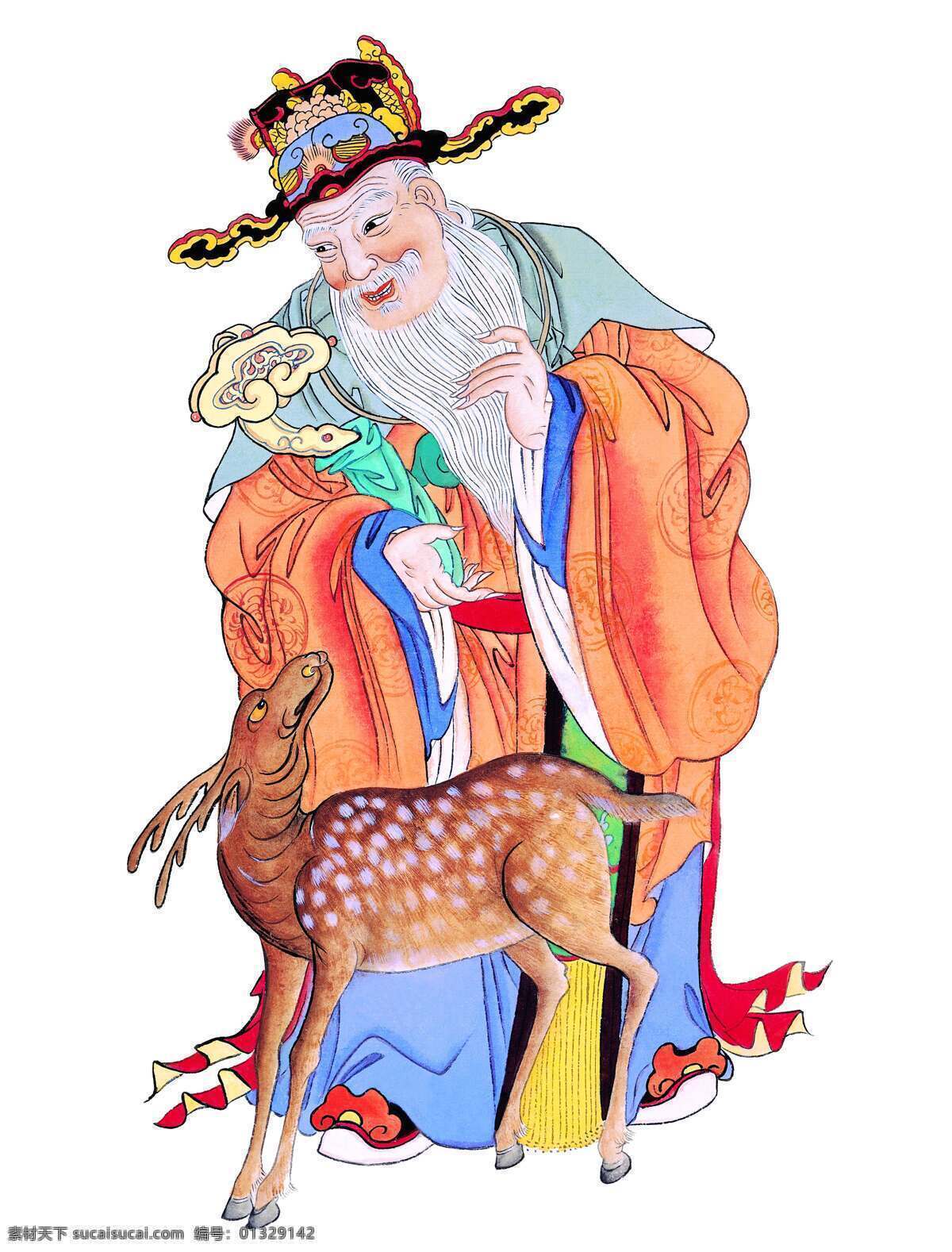 太 乙 真人 画像 门神 神仙 古代神仙 中国传统人物 文化艺术
