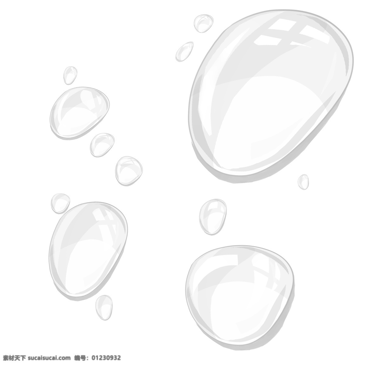 透明 泡泡 装饰 插画 透明的泡泡 装饰泡泡 水珠泡泡 白色的泡泡 晶莹剔透 透亮的泡泡 梦幻泡泡