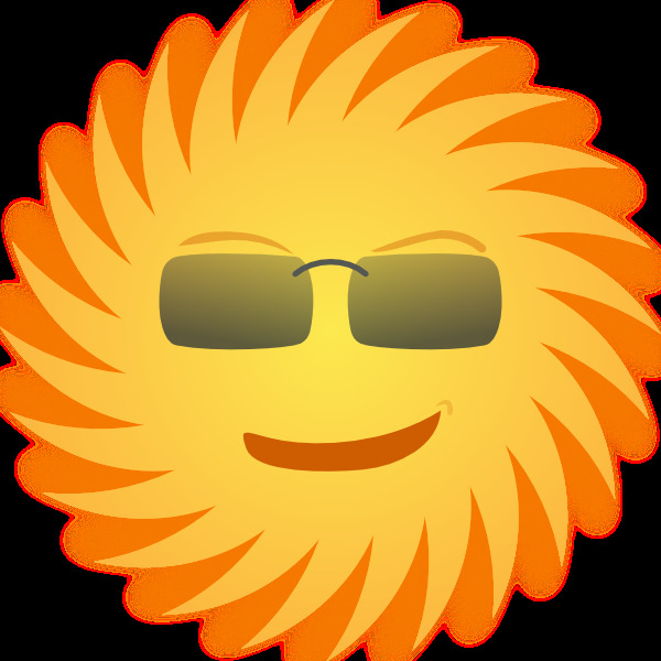 孙 先生 剪辑 艺术 阳光卡通符号 免费的太阳镜 夏日的阳光 天气 suncartoon 太阳眼镜 矢量图 文化艺术