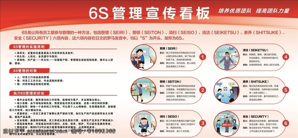 6s 宣传 看板 红色 版面