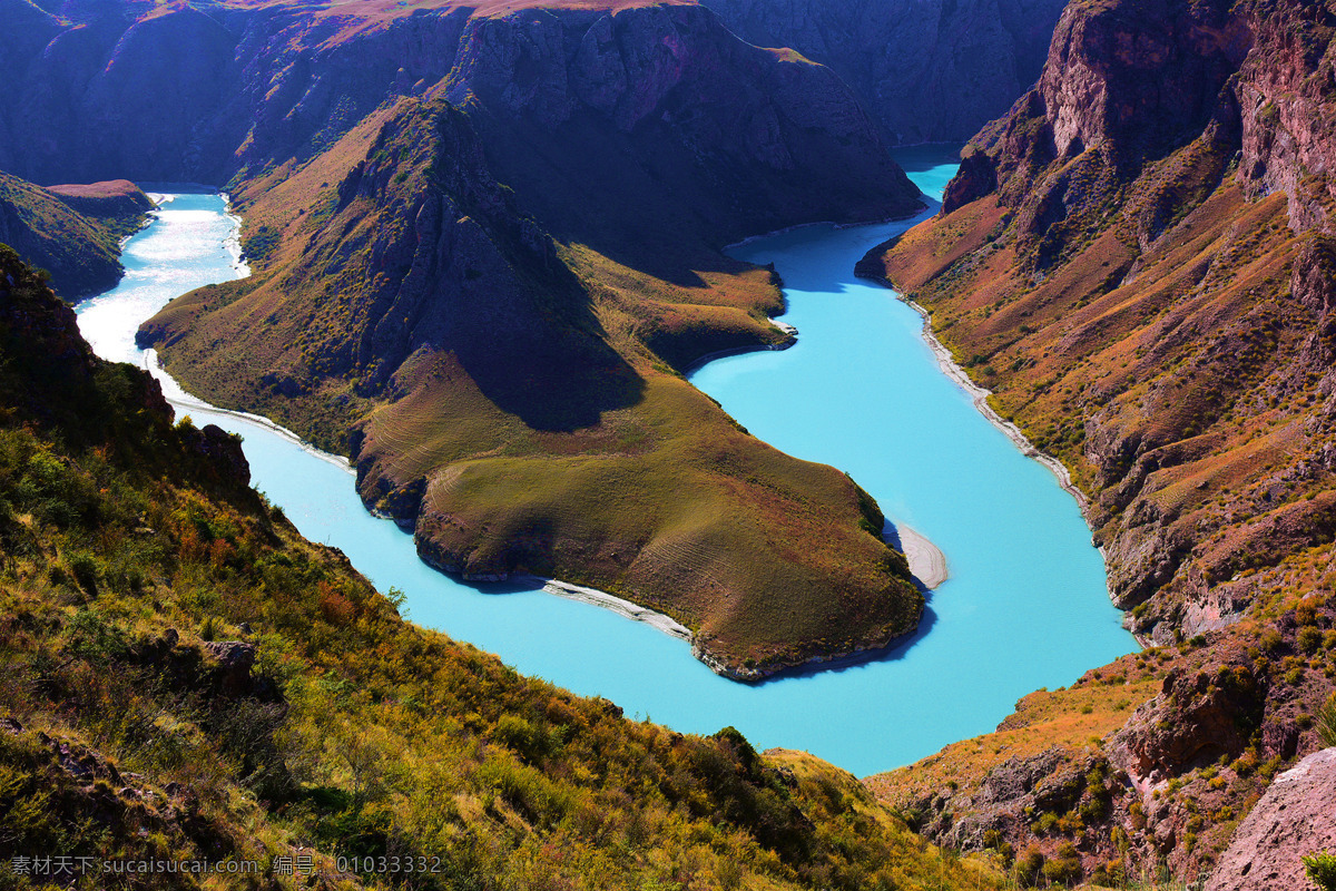新疆 阔 克 苏大 峡谷 风景