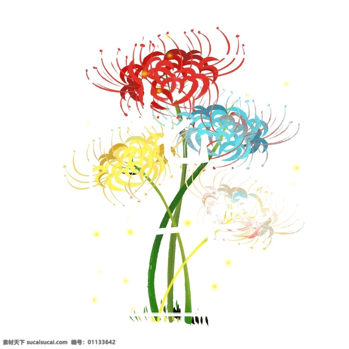 花 字 小 清新 植物 插画 元素 海洋馆 斗鱼 珊瑚 海洋 小清新 植物边框 欧美风 仙人掌 油菜花 桃花 春天 春分 蓝雪花 蓝色花 花卉 彼岸花 曼陀罗花 多肉