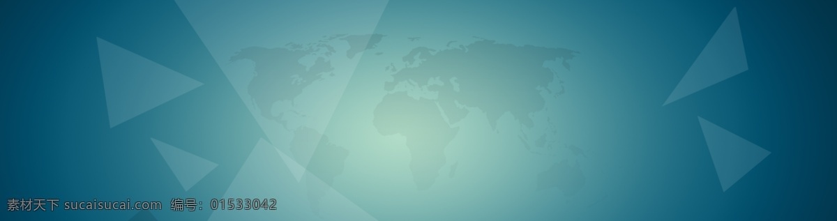 banner2 蓝色 地球纹理 多边形 banner 白色