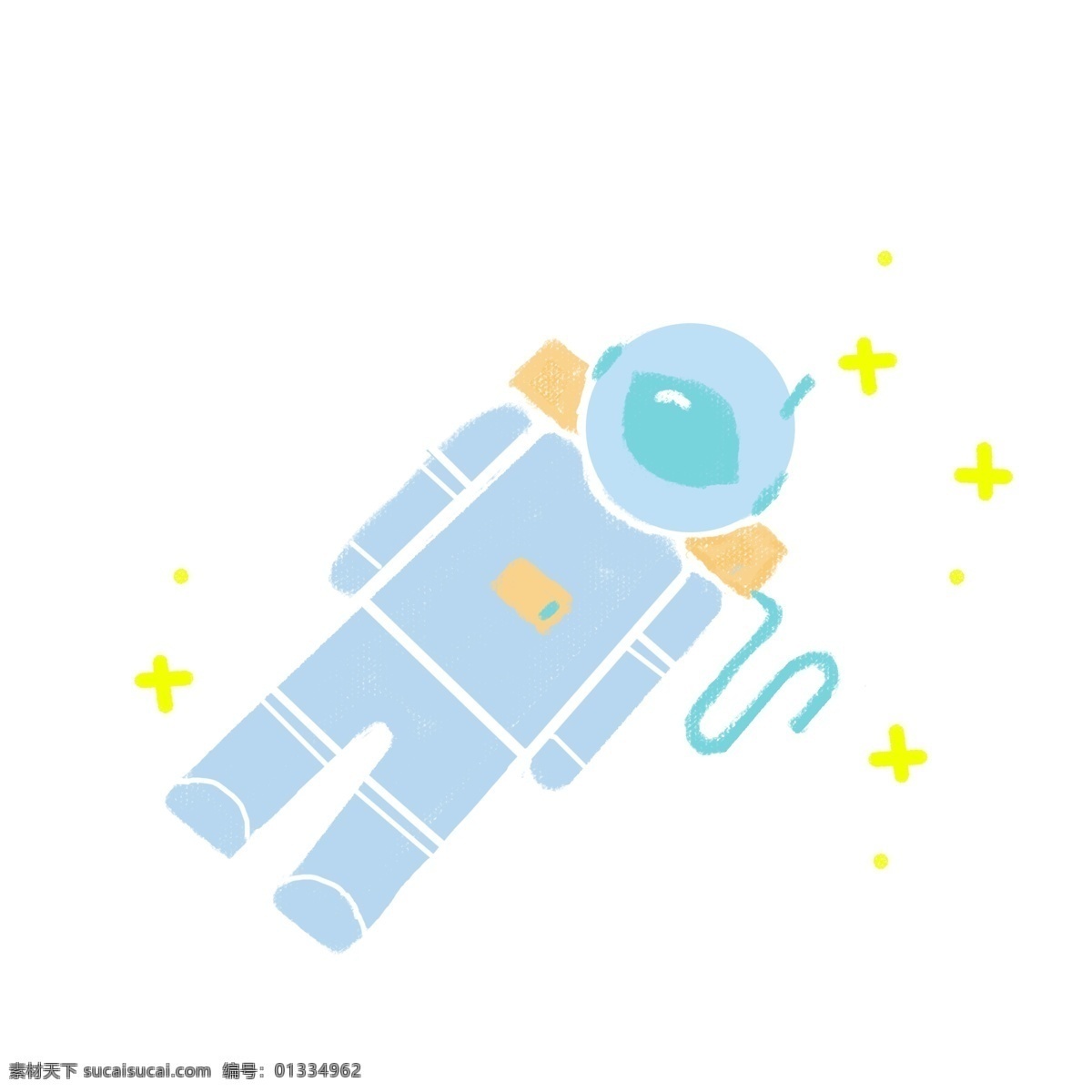 淡蓝 飞行 中 宇航员 行业 淡蓝色 星空 太空 图标 太空服 星星