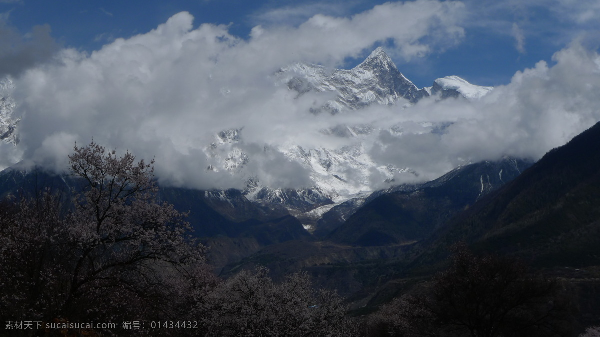南迦巴瓦峰 西藏 灵芝 索松村 南迦巴瓦 山水风景 自然景观