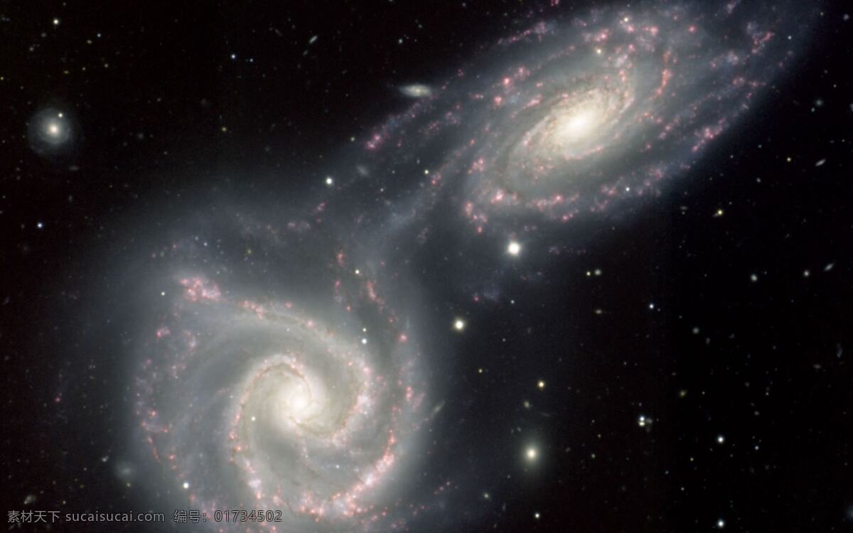 唯美 黑色 星空 背景 抽象 彩色旋涡 云朵