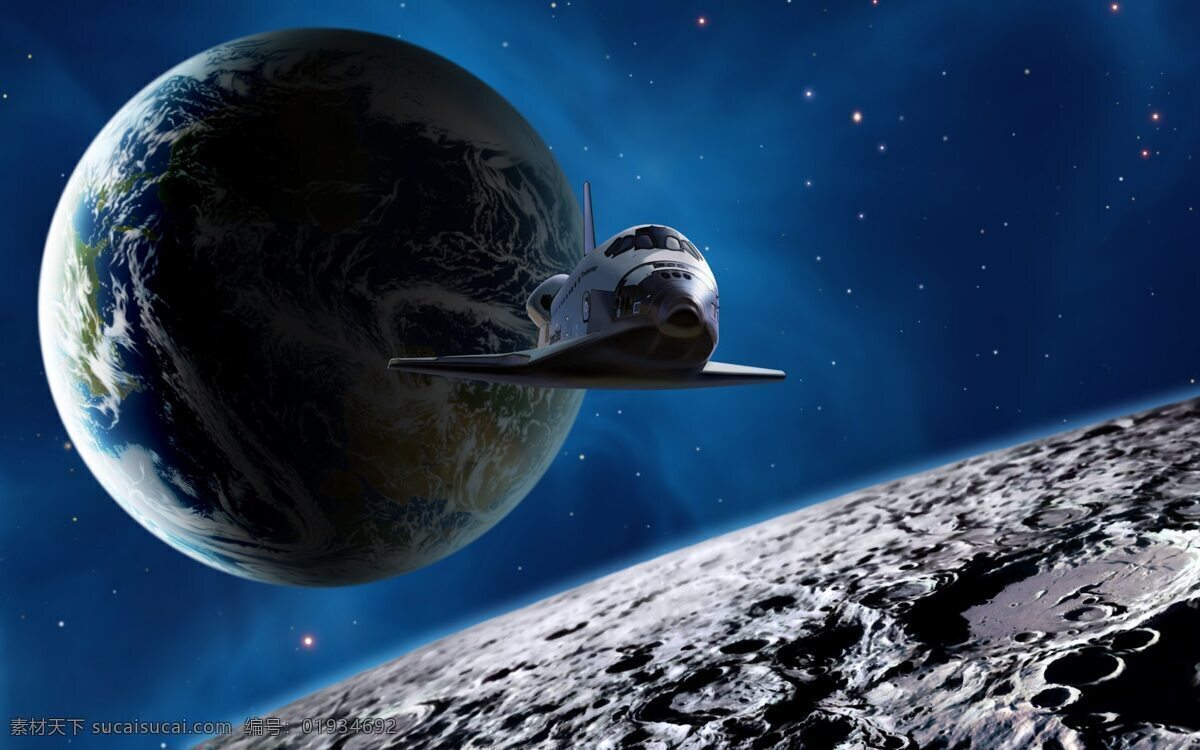 美国 太空船 地球 太空 宇宙 宇宙飞船 月球 美国太空船 月球表面