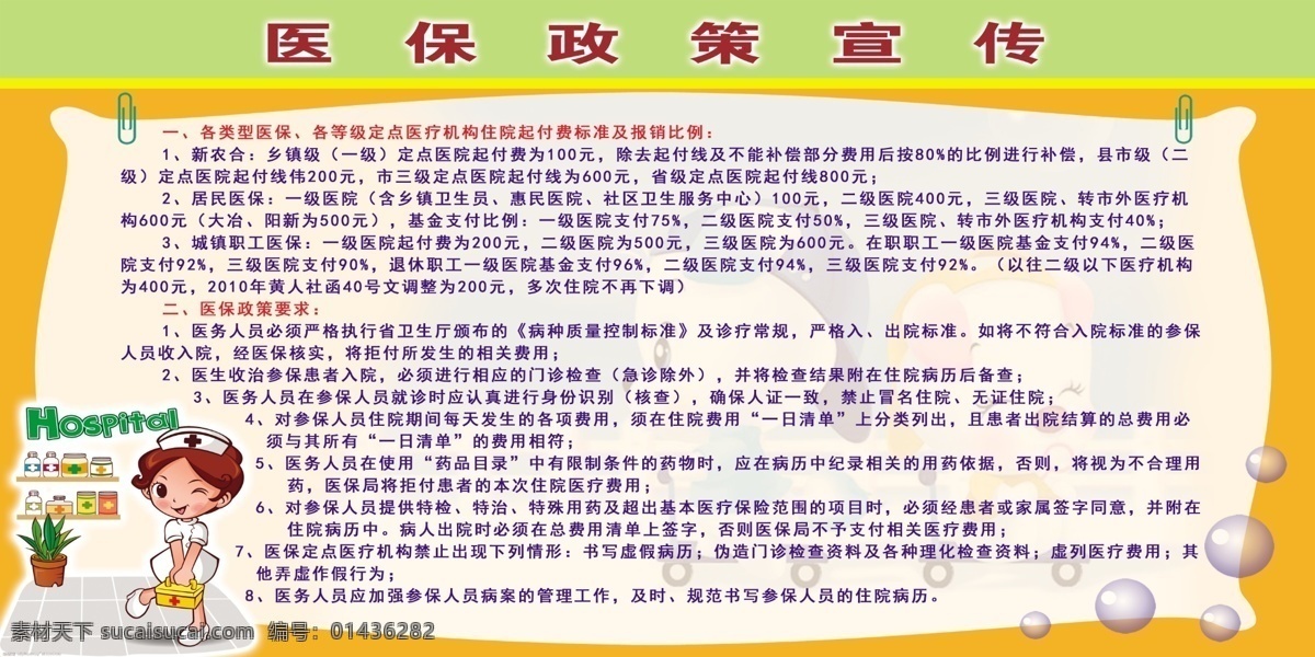 医保政策宣传 政策宣传内容 分层 图 层 人物背景 背景图片等等 展板模板 广告设计模板 源文件