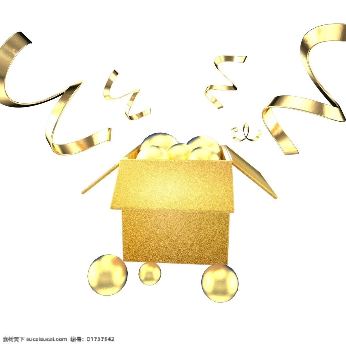 金色 节日 促销 礼盒 c4d 金色丝带 金色点缀 金色漂浮物 节日促销 大气金色 黄金 电商促销 天猫 淘宝 五角星 金色礼盒 节日礼盒