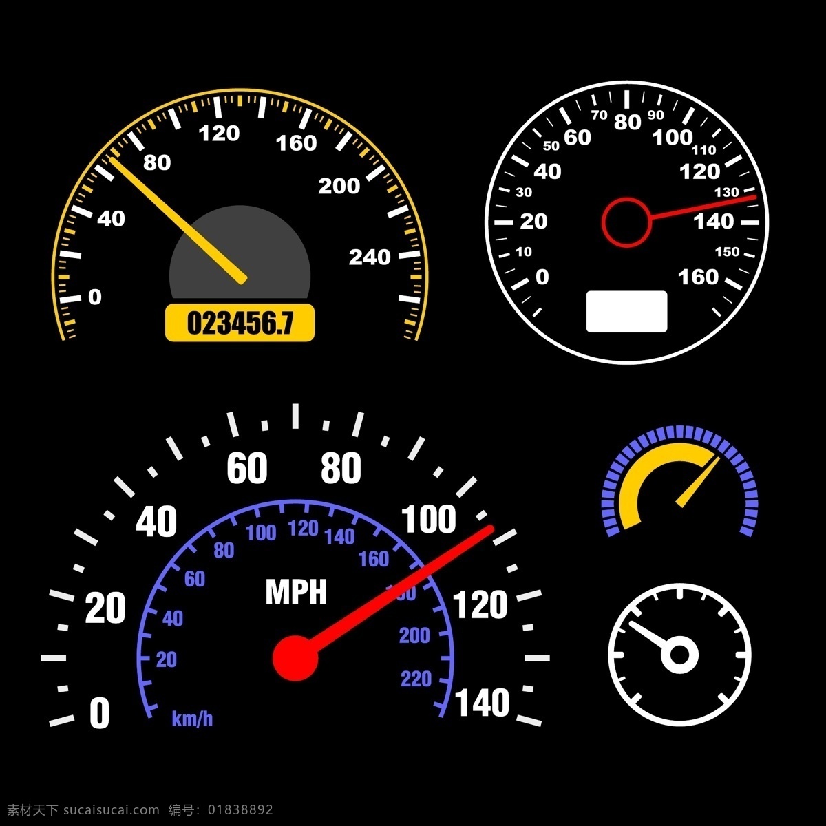仪表 指针 汽车仪表 速度 油表 容量显示表 表盘 压力表 气压表 指示表 汽车仪表盘 迈速表 汽车 矢量 现代科技 交通工具