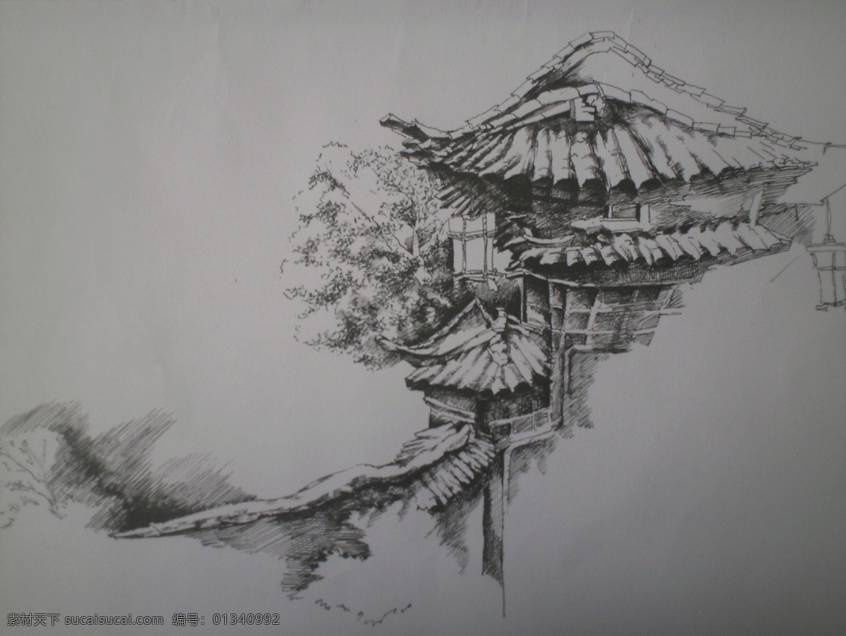 手绘 效果图 插画 素描 插画集