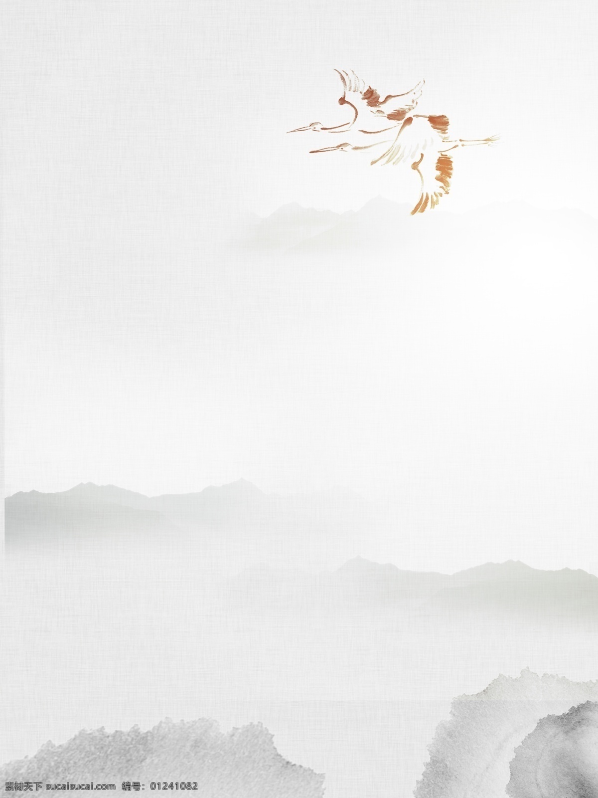 灰色 古风 大雁 背景 复古 灰色背景 大气 广告背景 背景设计 彩绘背景 通用背景 背景图