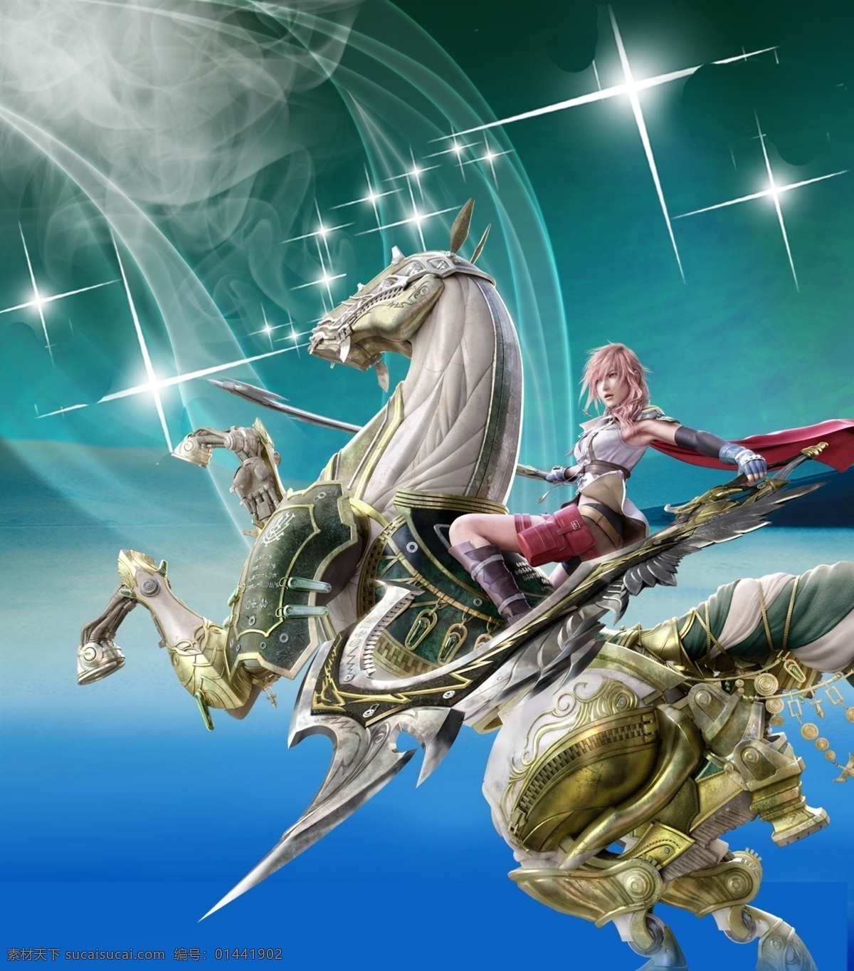 最终幻想 cg 美女 cg美女 原画 游戏 cg角色 lightning 埃克 莱尔 法 隆 人物 游戏人物 动漫人物 动漫动画 星星 分层 源文件