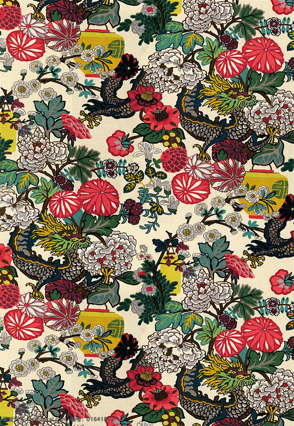 彩色 花朵 布纹 壁纸 中式花纹背景 壁纸素材 无缝壁纸素材 欧式花纹 矢量壁纸 壁纸图片下载 装饰设计 装饰素材 彩色花朵 布纹壁纸