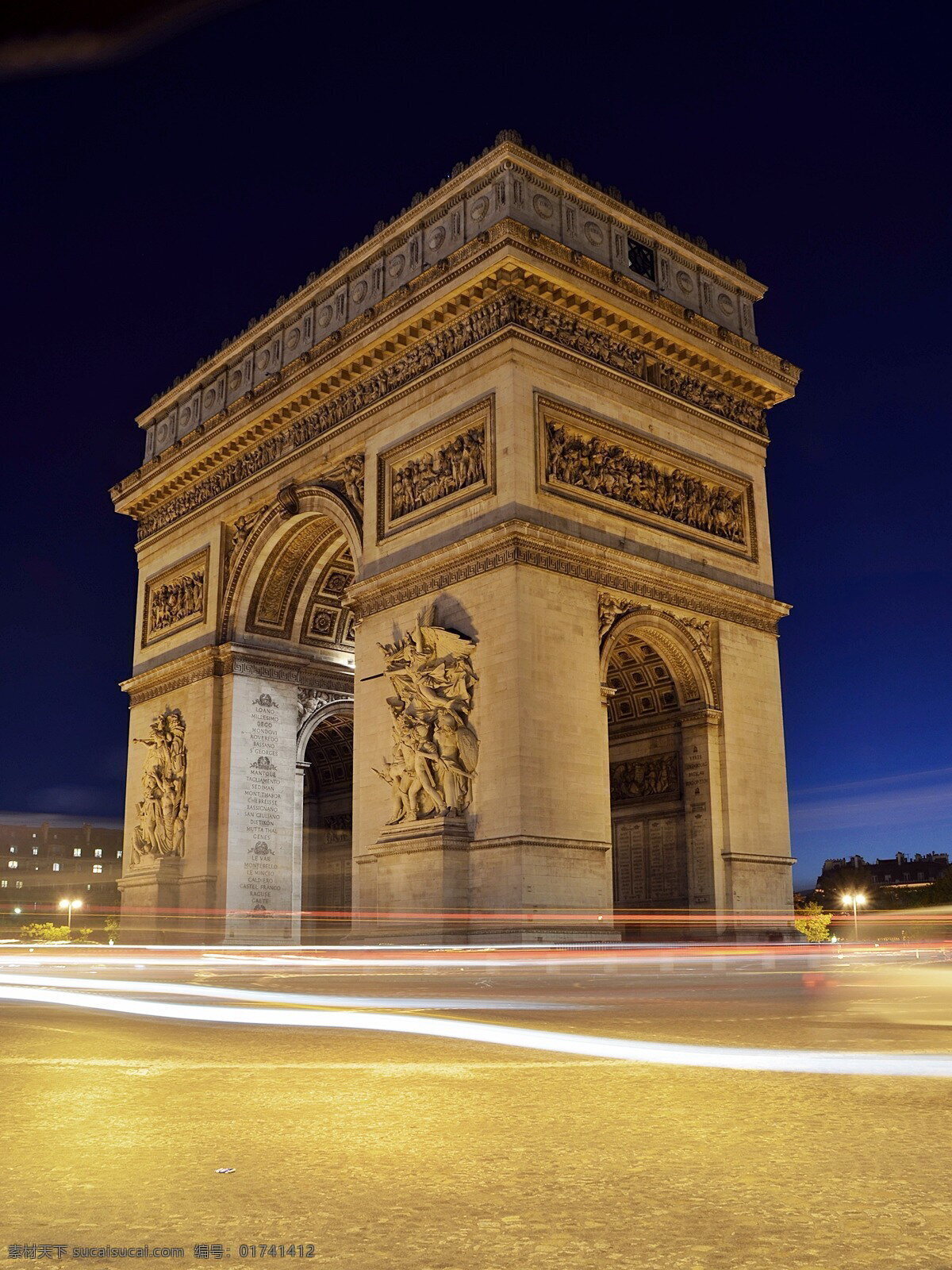 法国 巴黎 凯旋门 欧洲建筑 欧式建筑 古建筑