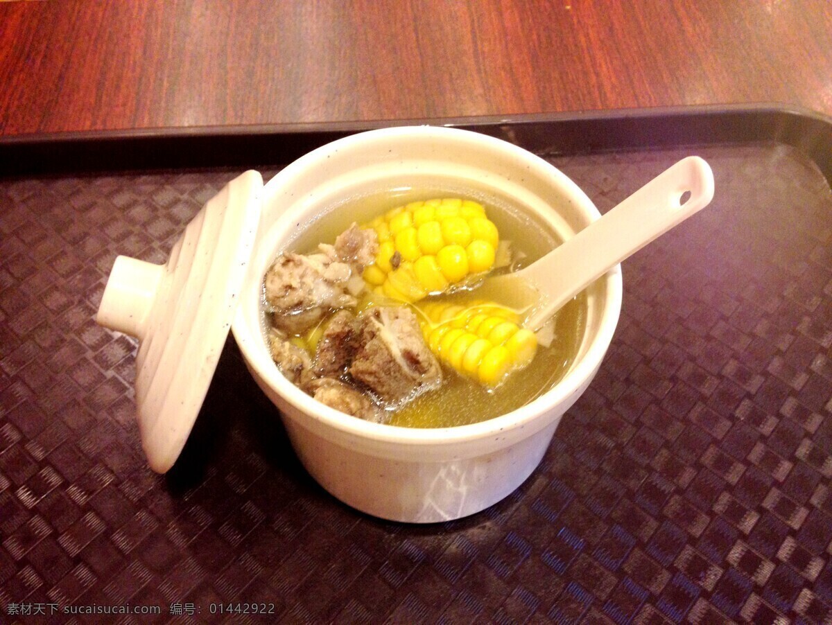 台式营养炖罐 炖罐 玉米排骨汤 炖补汤 传统美食 餐饮美食