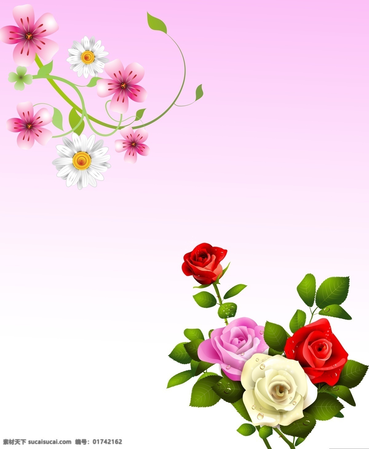 花朵 移门 底纹边框 花朵移门 菊花 玫瑰 设计图库 对角花 移门图案 装饰素材