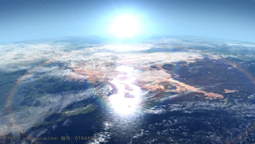 大气 动态 星球 实拍 视频 光晕 神秘 唯美
