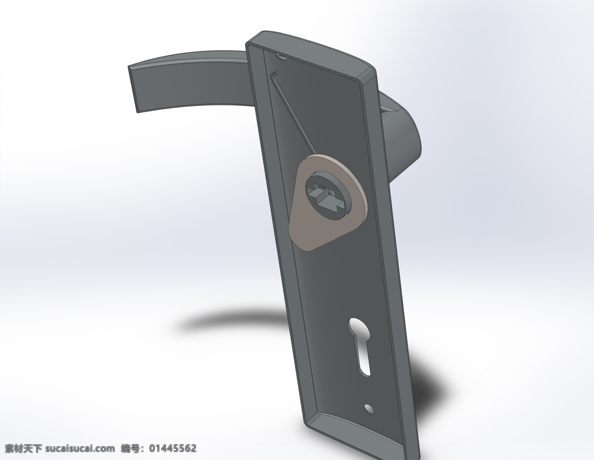 标准 门 把手 r 灯具 家用 杂项 3d模型素材 其他3d模型