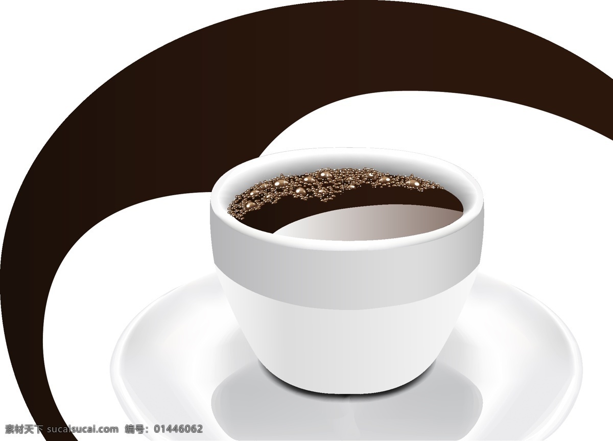 咖啡杯和盘子 cup 白色 盘子 水杯