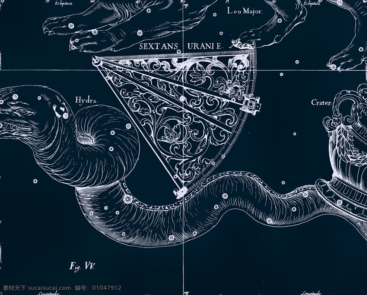 六分仪 地理 科学 十二星座 太空 天空 天文 星际 星座 星空 星星 宇宙 自然景观 矢量图 现代科技