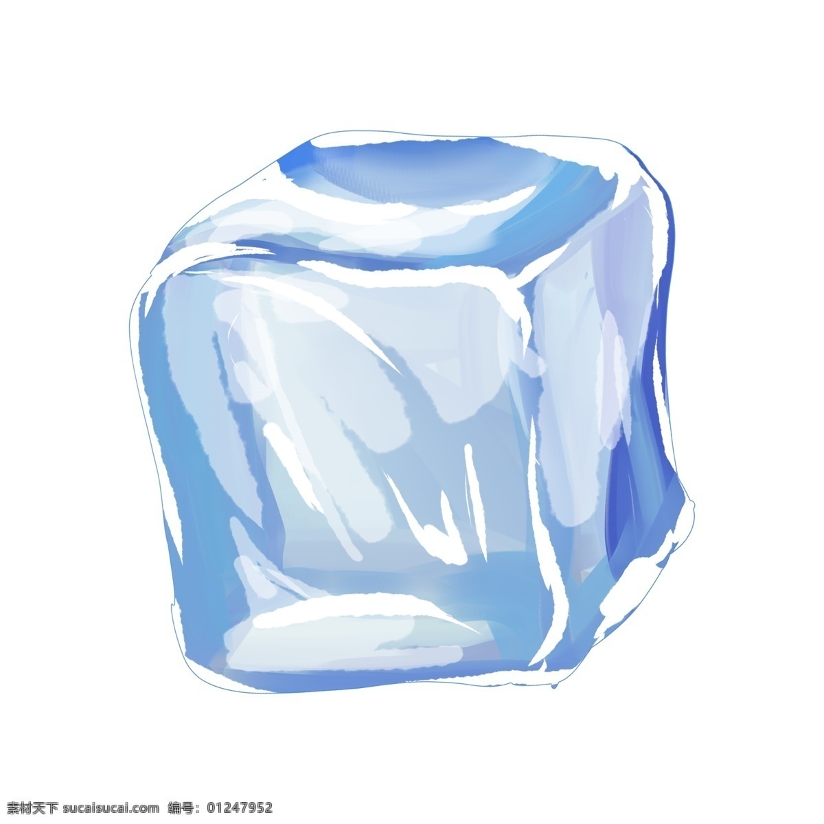 透明 解暑 冰块 插画 解暑冰块 夏季 降温 立体冰块 透明的冰块 解暑冰块插画 冰 固体水资源