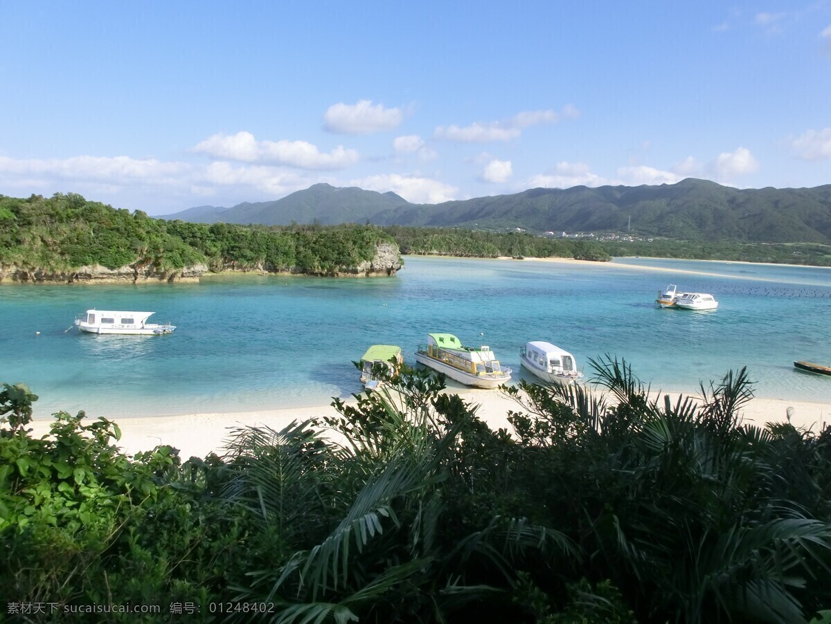 蓝天下的水面 冲绳 石垣岛 海 海滩 度假村 安慰 友好 绿色 岛 南方国家蓝天 风景 风景图 白云 水面 蓝天下水面 天空 自然景观 山水风景