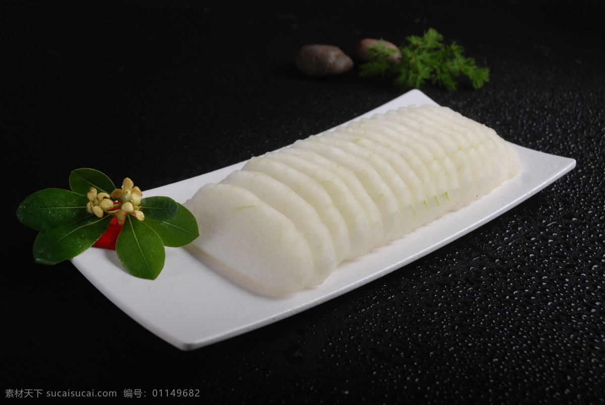 冬瓜 火锅冬瓜片 涮菜 火锅涮菜 涮冬瓜片 鲜冬瓜片 生冬瓜片 传统美食 餐饮美食 食物原料