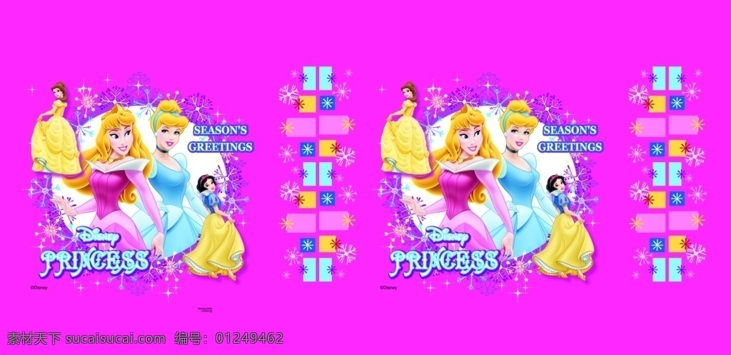 princess 公主系列 分层 ai源文件 crd源文件 卡通动物 源文件