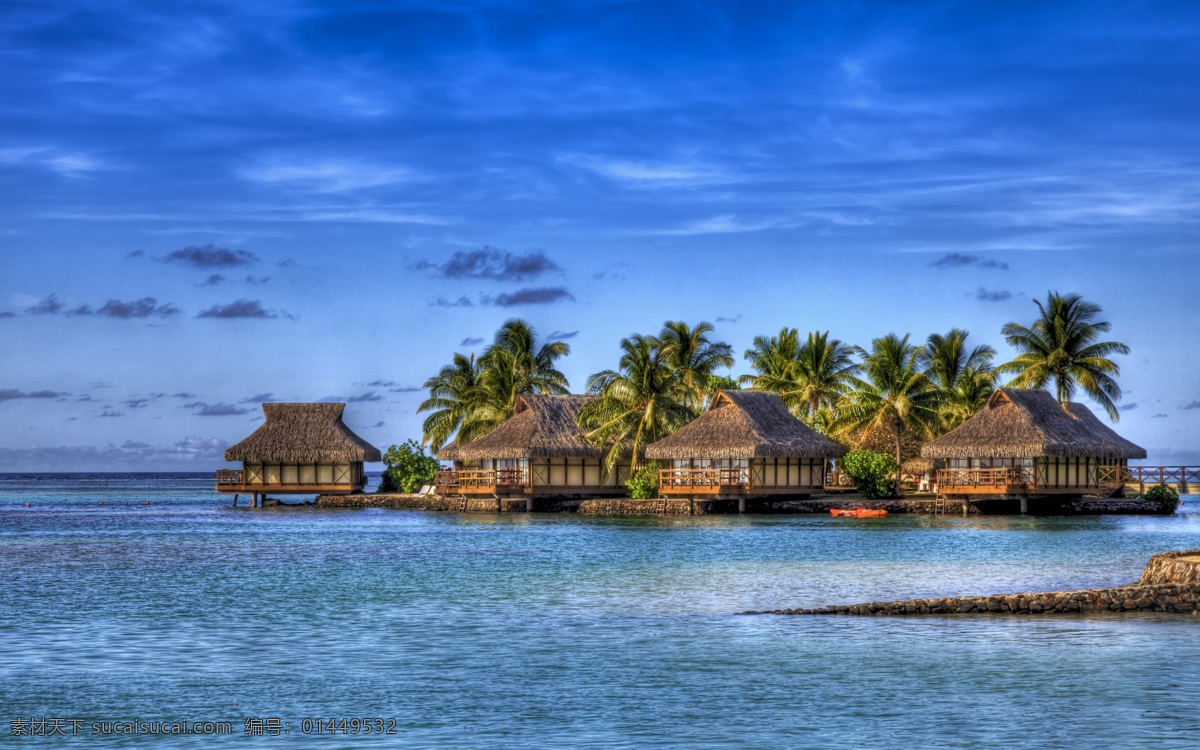 马尔代夫群岛 马尔代夫 群岛 大海 海面 蓝天 天空 小房子 椰子树 国外旅游 旅游摄影