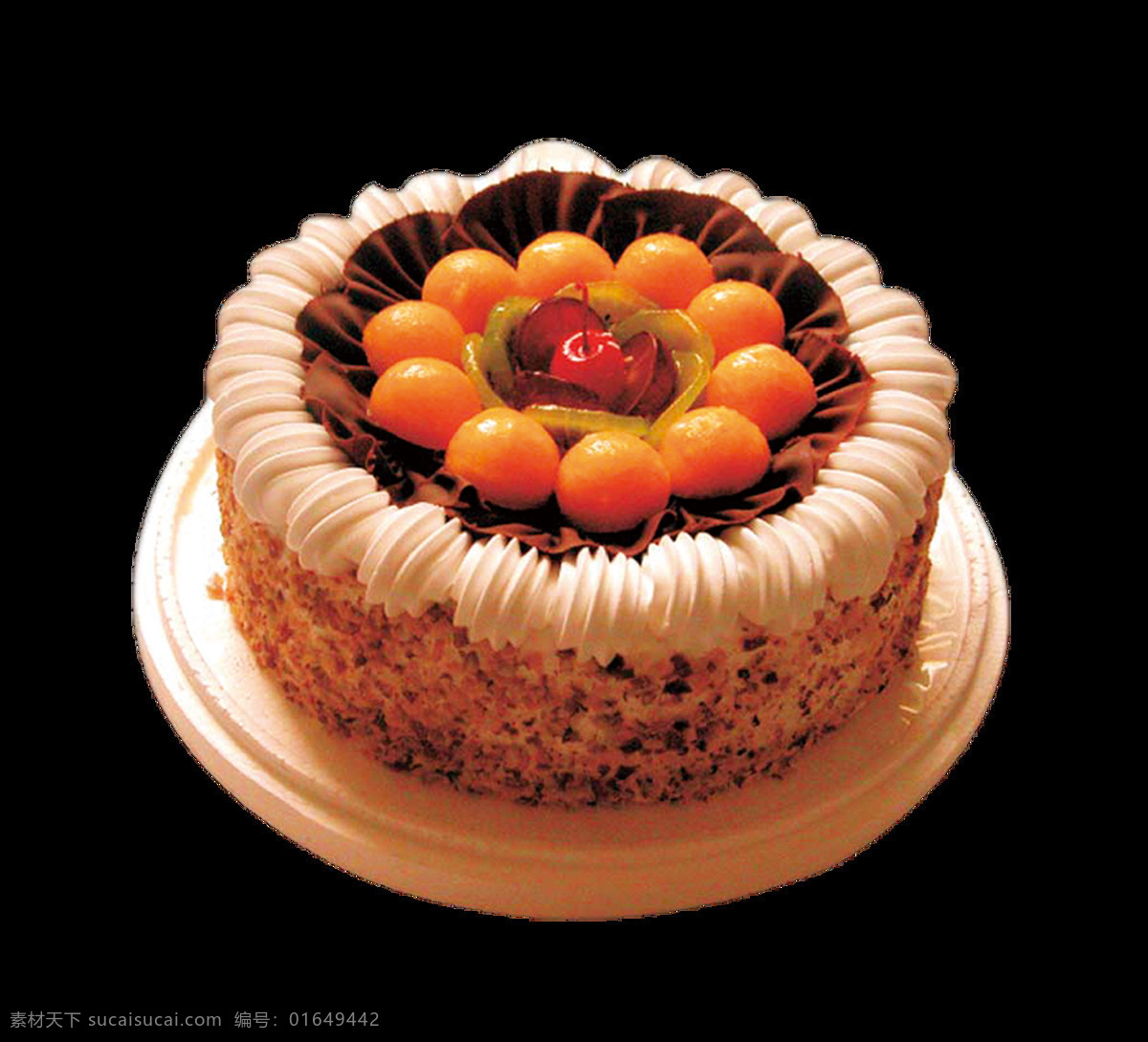 奶油 水果 蛋糕 蛋糕模型 蛋糕元素 分层蛋糕 精美蛋糕素材 美食 透明元素 图案设计