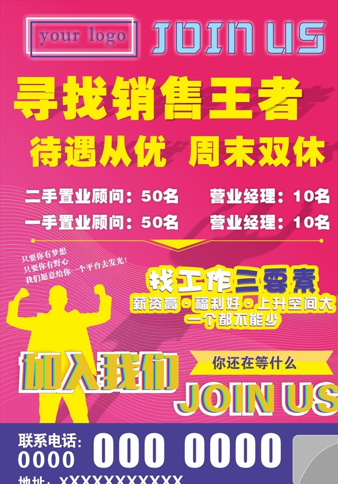 招聘 海报 寻找 销售 王者 招聘海报 寻找销售王者 销售招聘海报 招聘启事 红色招聘海报