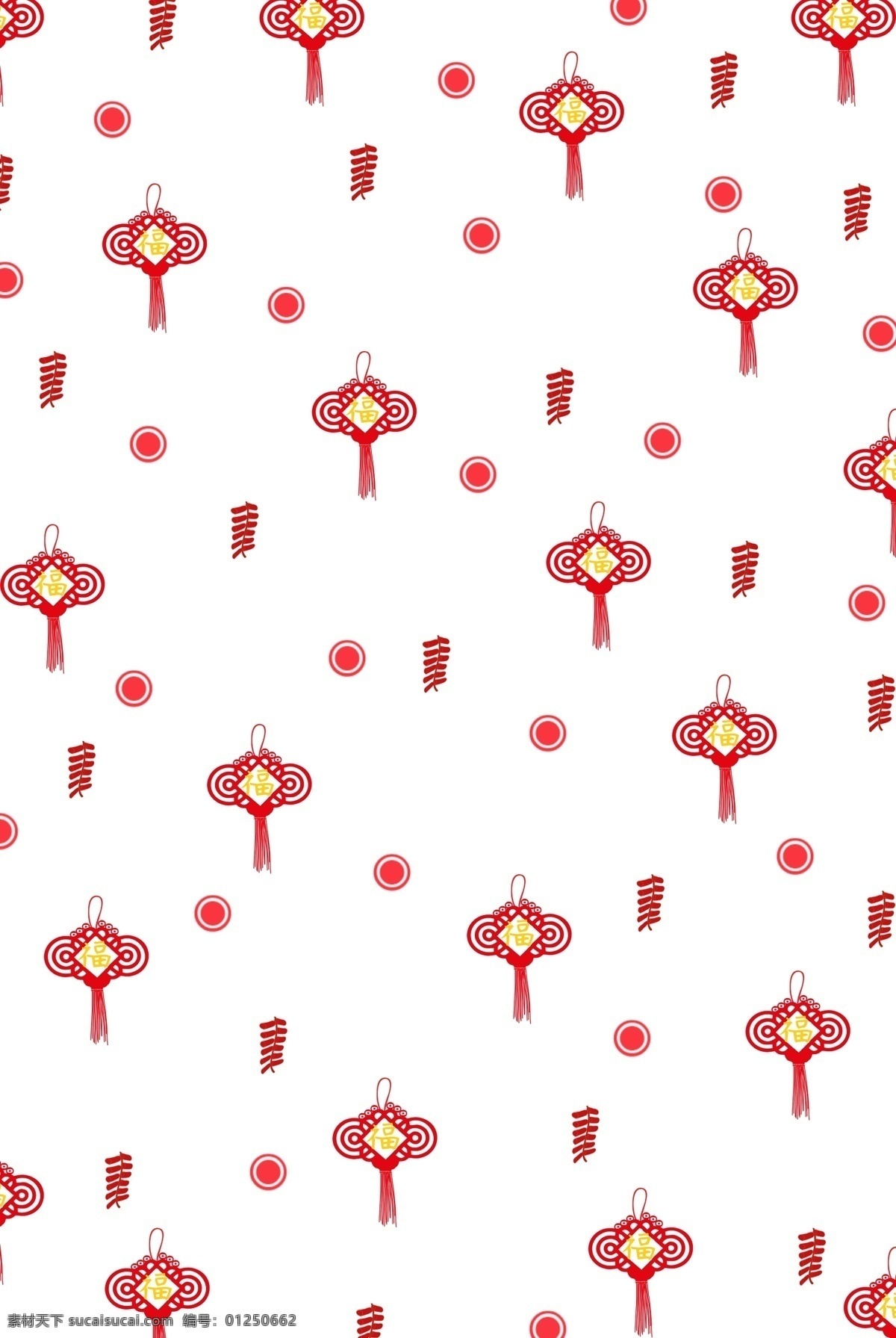 新年 中国结 底纹 插画 红色 装饰 鞭炮 创意底纹