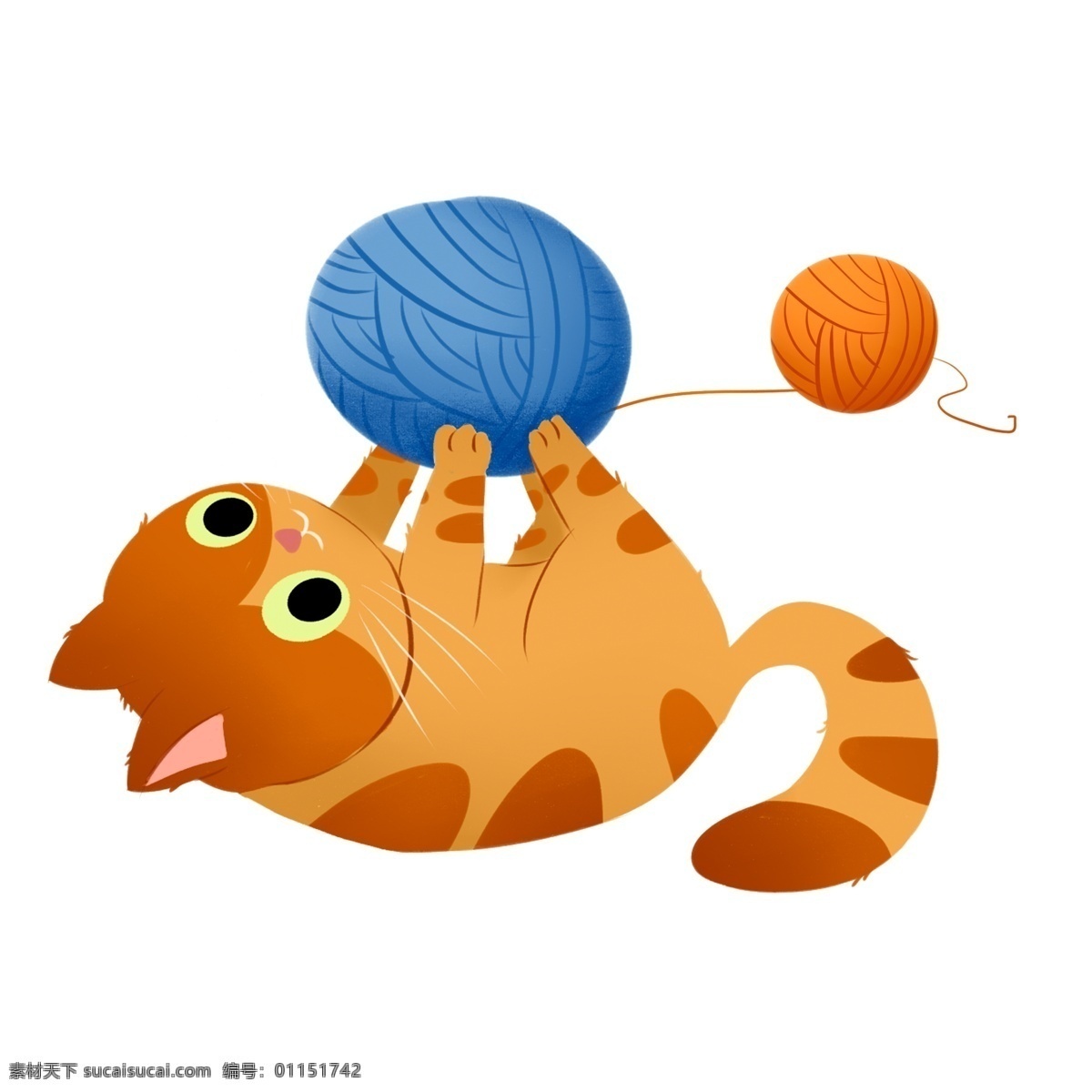 玩耍 猫 装饰 图案 元素 动物 装饰图案 宠物 可爱 免抠素材 猫猫