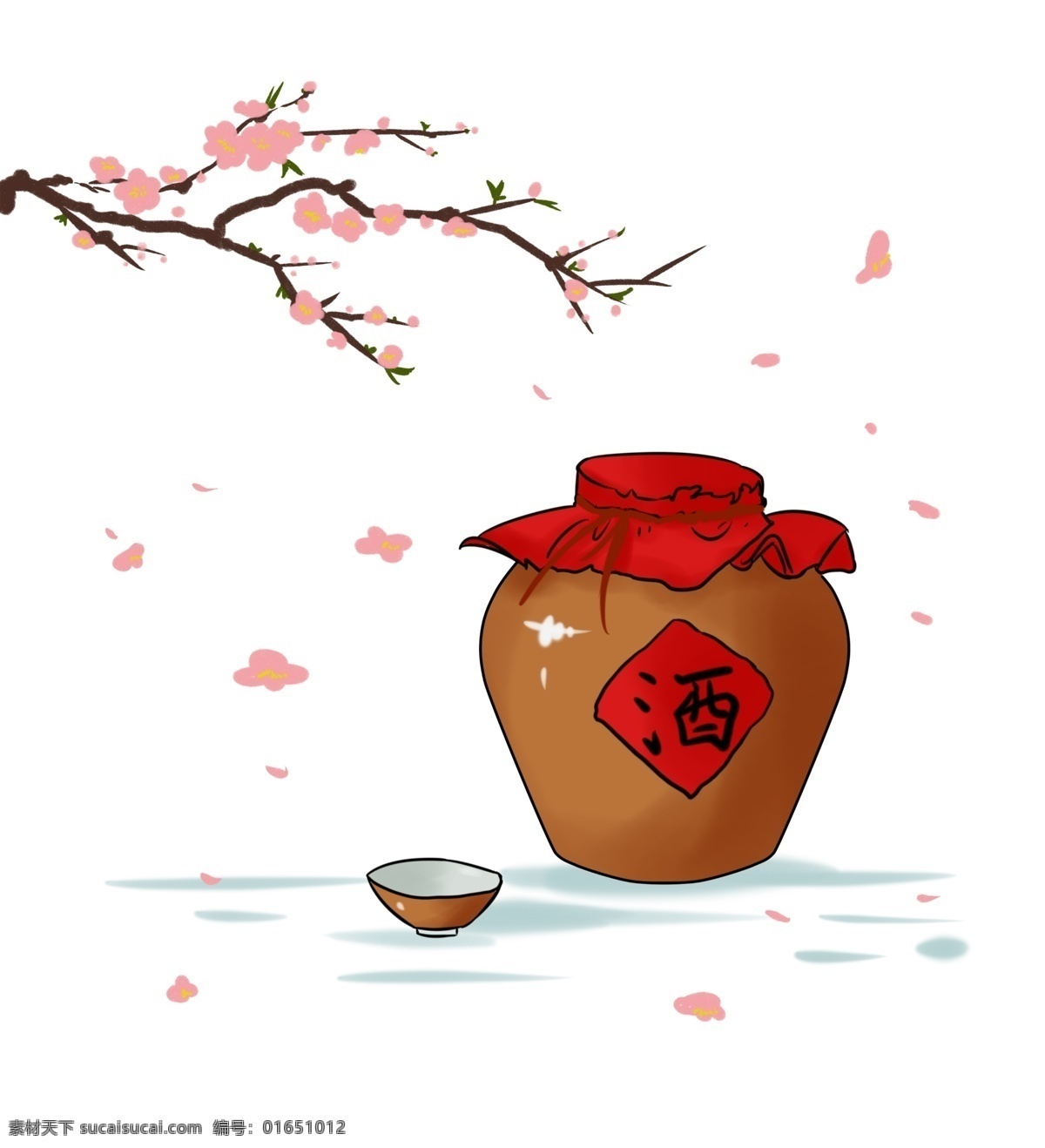 中国 风 传统 桃花 酒 手绘 复古风 国风 酒杯 酒坛 手绘酒坛 手绘桃花酒 桃花酒 中国风酒坛 中国酒 古风 古色古香 水墨 意境 花枝 树木 中国风 唯美插画 中国风水墨画 插画 风景 山河 山水画 水墨风景 水墨画