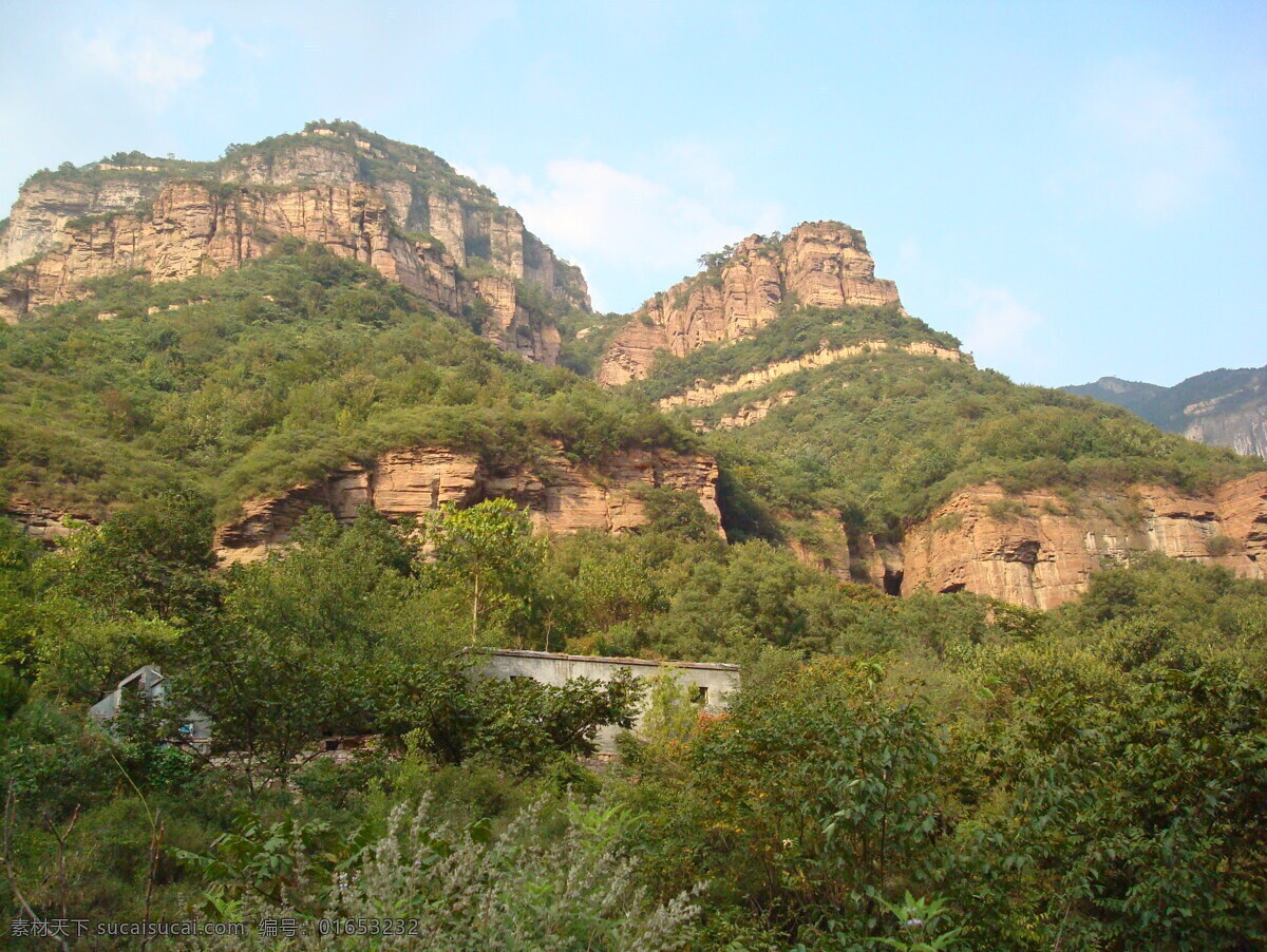 红旗渠 红旗渠山景 旅游摄影 自然风景 摄影图库