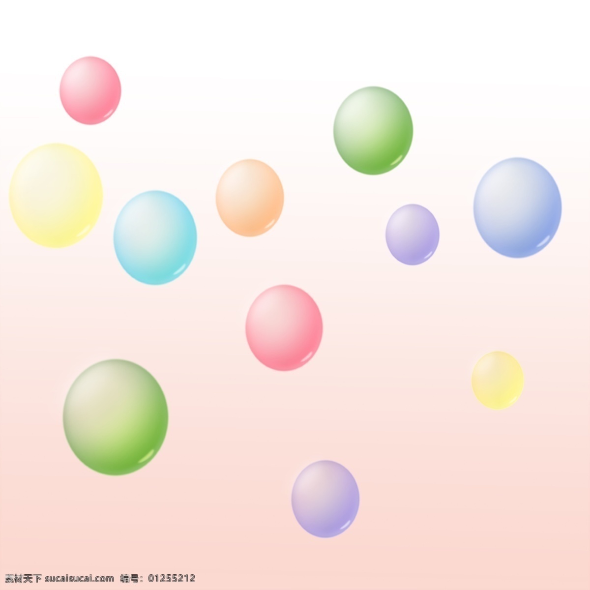 七色球 球 水晶球 玻璃球 彩色球 透明