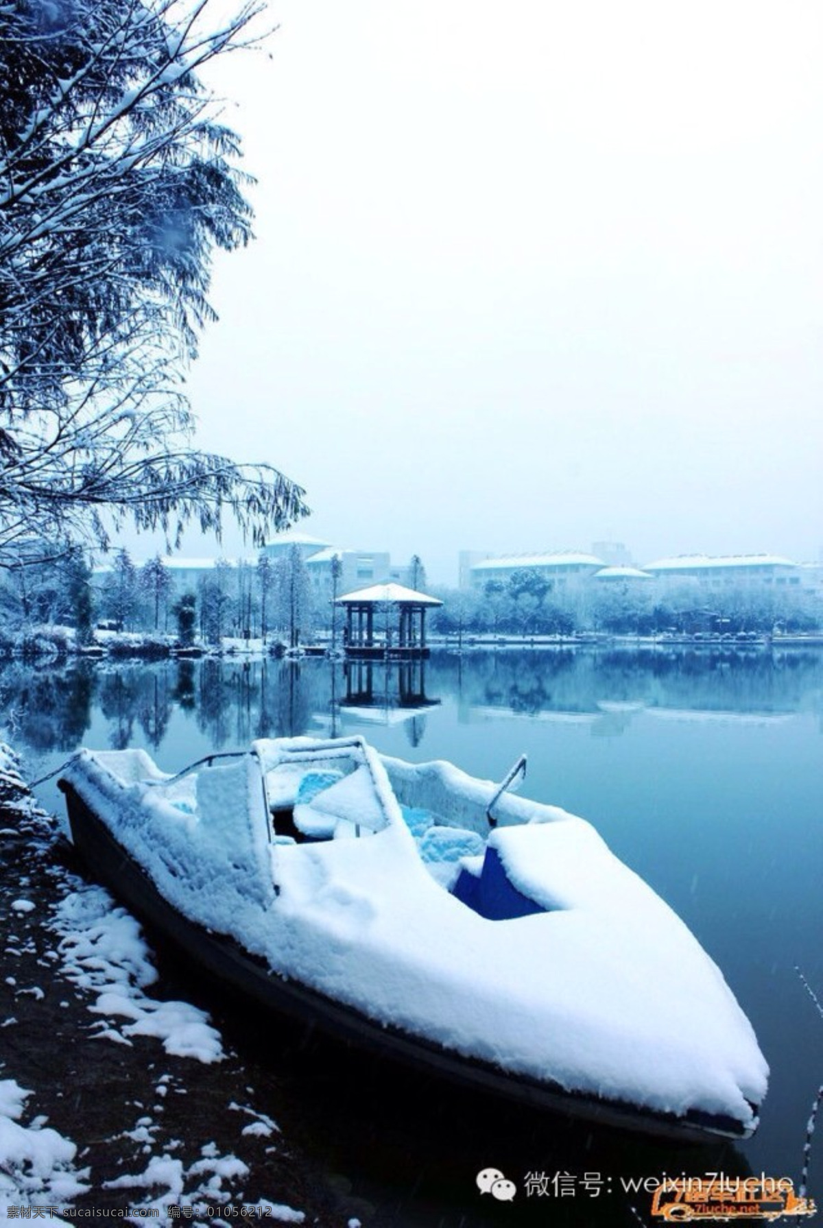 白雪 船 风景 风景名胜 湖泊 教学楼 生物世界 农林大学雪景 雪景 农林大学 树木 学习 学校 树木树叶 自然景观 psd源文件