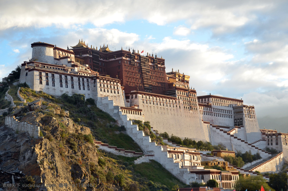 布达拉宫 西藏 高清 旅游 旅游摄影 国内旅游 白色