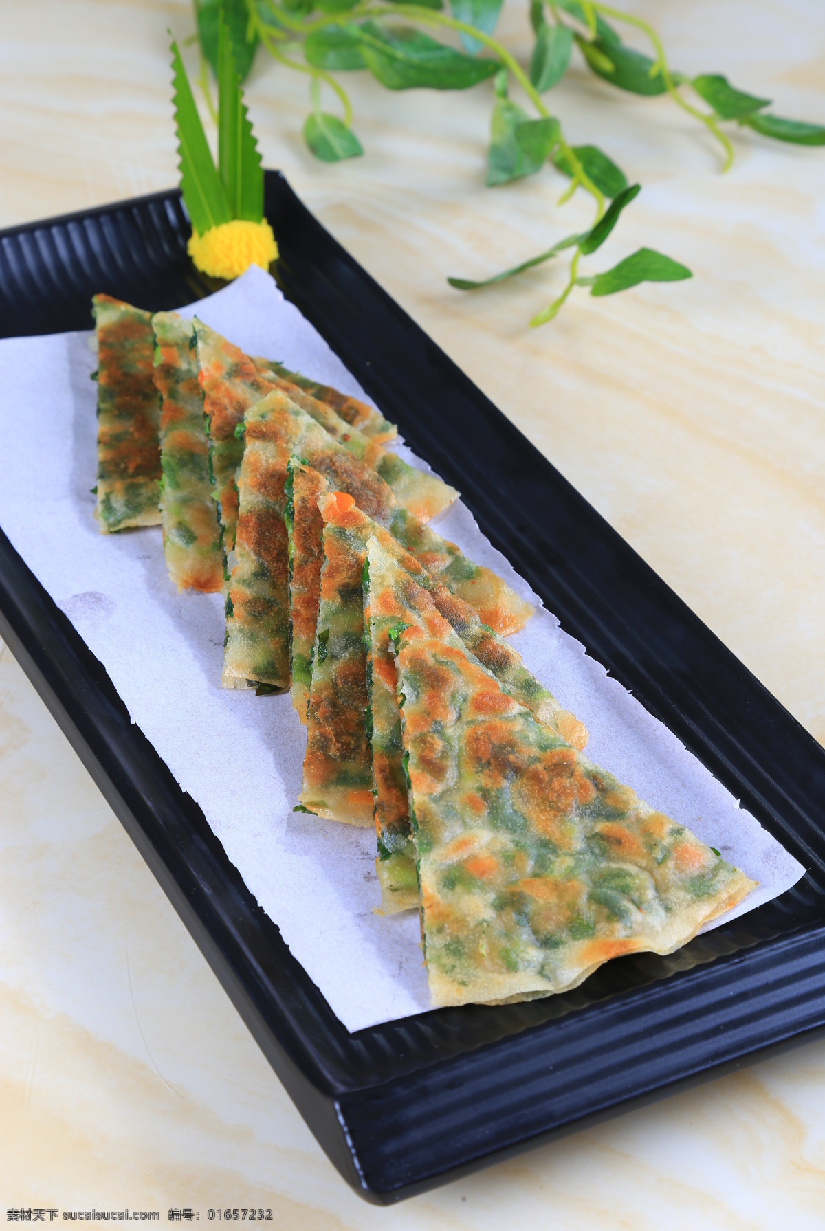 韭菜饼 西湖薄饼 点心 粤式早茶 虾饼 餐饮美食 传统美食