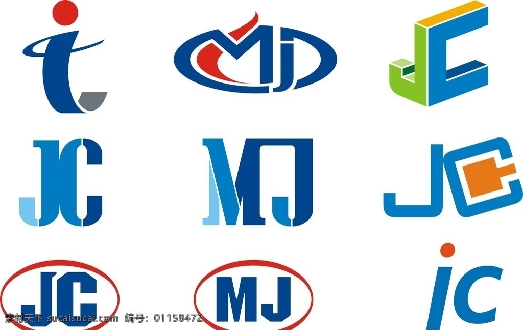 logo logo素材 jc mj logo矢量