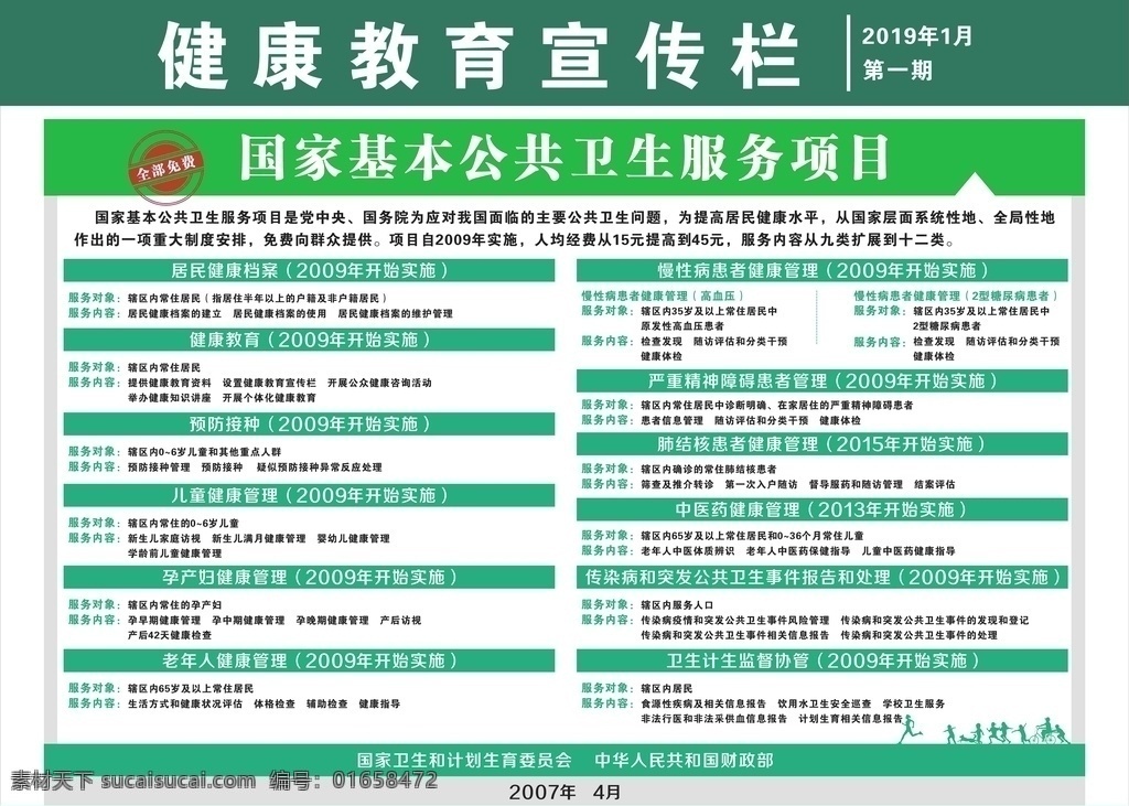 国家 基本 公共卫生 服务项目 基本公共卫生 服务 条例 卫生 实施 招贴海报 生活百科