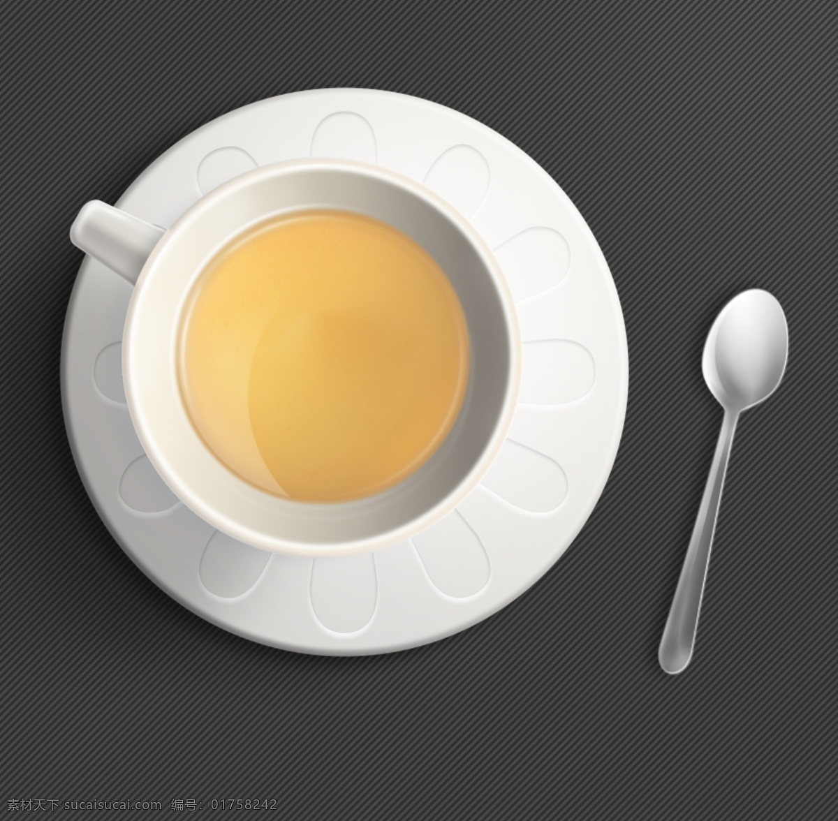 3d 咖啡杯 勺子 ui设计 其他ui设计