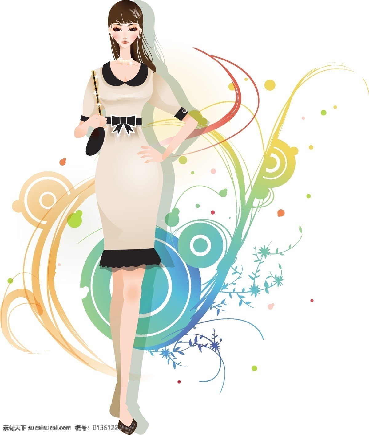 源文件 矢量 分层 美女 花纹 女性 底纹 时装 时尚 日韩 盛典 矢量边框花纹 矢量花纹素材 矢量图库 花纹花边