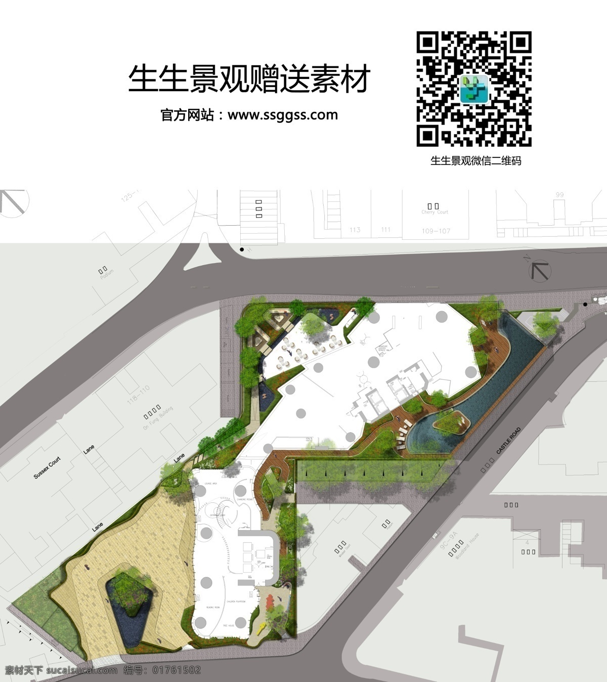 国外 风格 总 平面图 彩 平 国外风格 总平面图彩平 分层 源文件 白色
