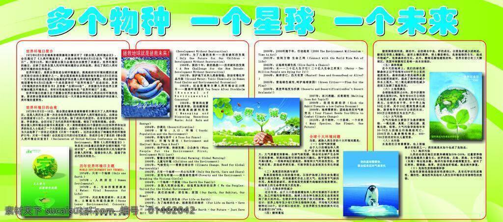 多个 物种 背景 底图 宣传栏 宣传展板 源文件 展板模板 多个物种 一个星球 一个未来 环境日 宣传 展板 矢量 其他展板设计