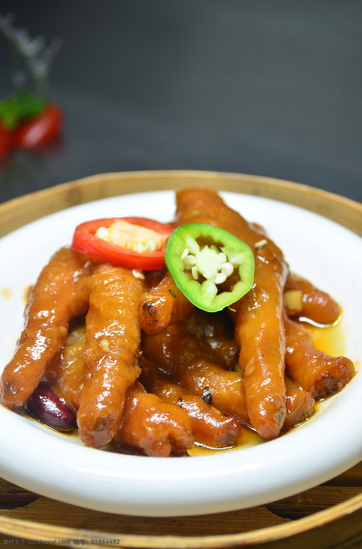 红腰豆蒸凤爪 蒸凤爪 鸡爪 美食 餐饮美食 传统美食