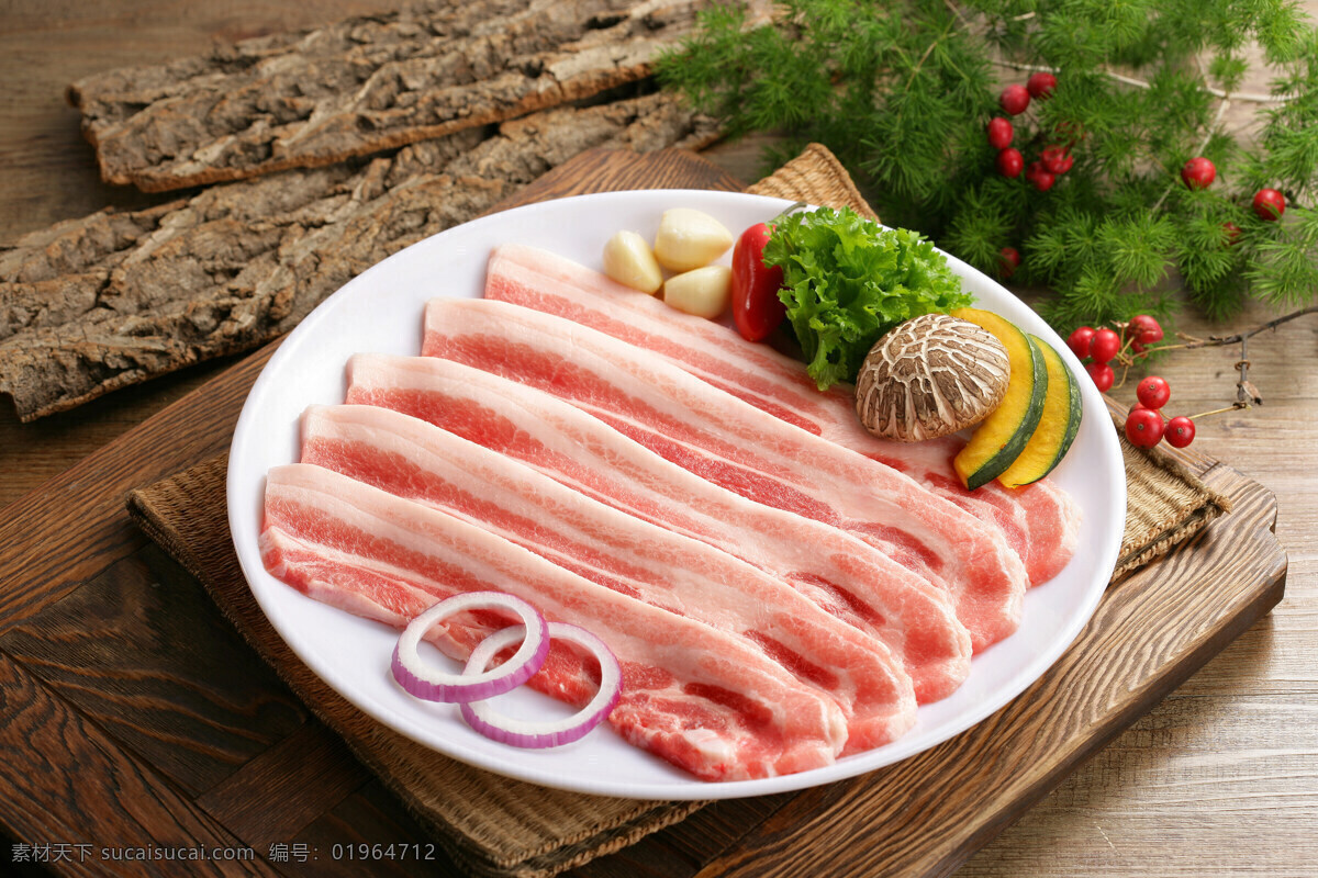 五花肉 猪肉 五花三层 生肉 烤肉 铁板 韩式美食 韩国烤肉 食物原料 餐饮美食 韩国料理 传统美食