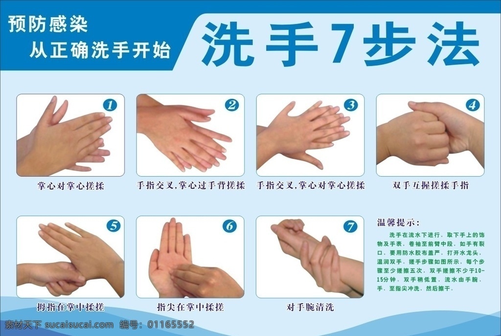洗手七步法 洗手 标志 洗手步骤 洗手法