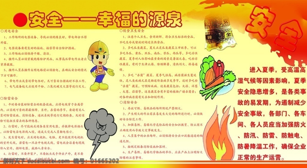 安全 模版下载 安全素材下载 安全模板下载 宣传栏 夏季 防火 防电 防雷 饮食安全 边框 花边 生产 夏季安全专题 源文件